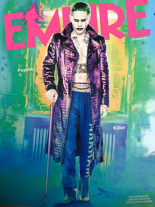 Illustration for article titled El Joker luce más psicópata que nunca en las nuevas fotos de Suicide Squad